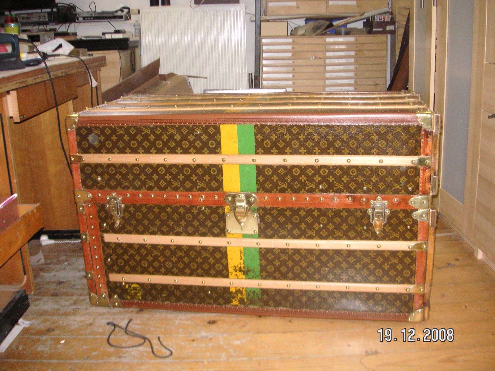 Restaurierung eines LV Trunks - Außen fertig