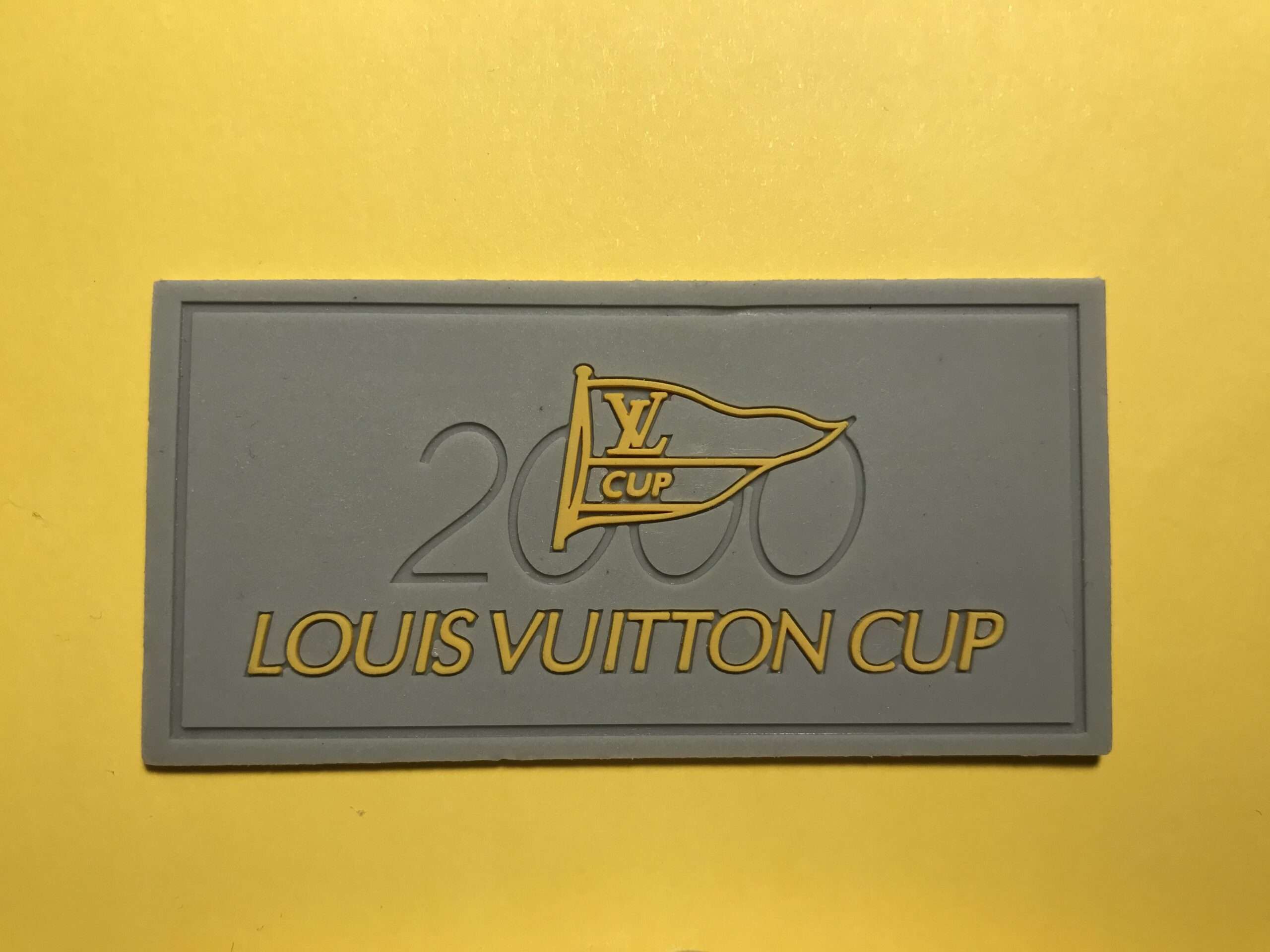 Rubber shield from the Louis Vuitton Cup 2000